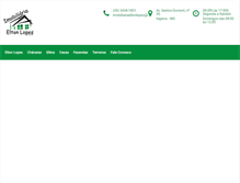Tablet Screenshot of imobiliariaeltonlopes.com.br
